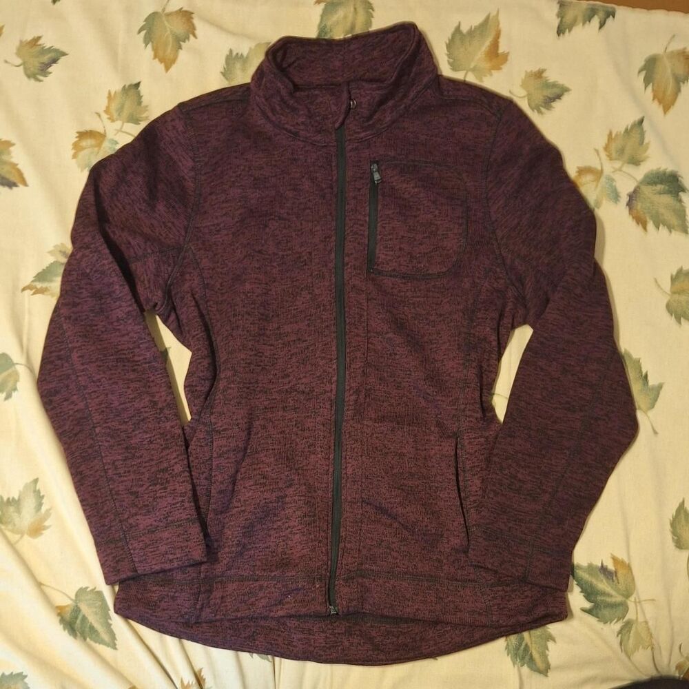 Marc-new-york Women's Burgundy and Purple Sweatshirt